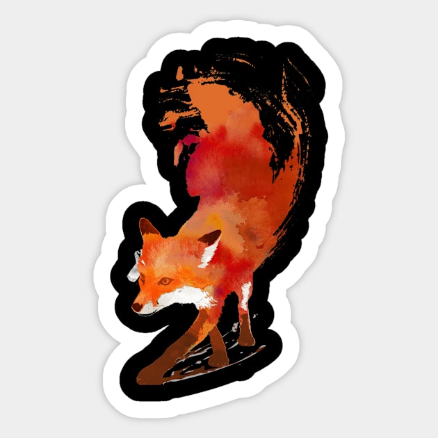 Vulpes Vulpes Sticker by Sanaa Phelps